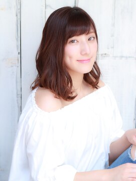 レガーミ(Legami) 【Legami】 斜めバング 愛されミディ