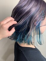 ヘアサロンエムフィス 池袋東口(HAIR SALON M Fe's)&nbsp;インナーサファイアブルー