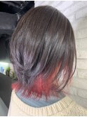 レイヤーカット×インナーカラー