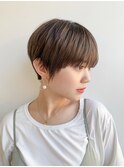 大人ショートカット ハイライト 白髪ぼかし カラー K01-06