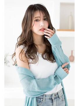 トティア 梅田(Totia) 【Totia梅田】シースルー前髪×ミルクティーブラウン