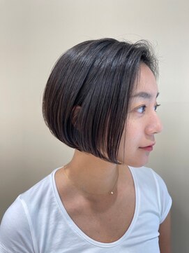 アース クロスガーデン川崎店(HAIR&MAKE EARTH) 骨格補正ボブ