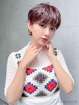 オーブ ヘアー ミミ 広島庚午店(AUBE HAIR mimi) 20代・30代_ピンクブラウンショート