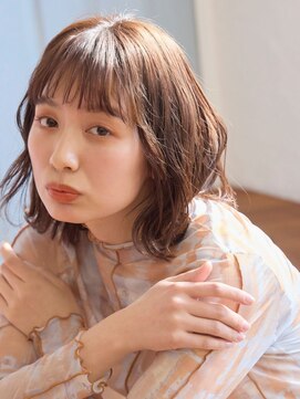 リトル 鹿児島中央(little) ショコラベージュのスイートボブ