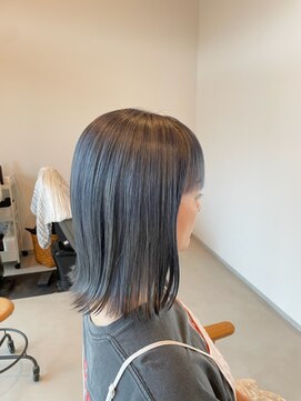 ルストリカ(rustlica) ブルーグレーボブ