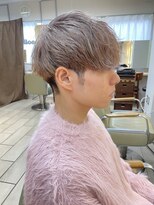 テトラ バイ ネオリーブ 横浜西口店(tetra by neolive)&nbsp;横浜★ケアブリーチハイトーンマッシュのプラチナミルクティー