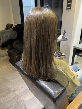 トレス(TRESS) セミディ！ブリーチなし透明感カラー♪