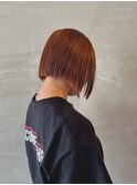 《OLTI》オレンジ顎ラインボブ