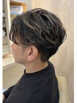 ガビーヘアルーブ(gabi hair LOOB) 波巻きスパイラルパーママッシュショート無造作パーマ刈り上げ