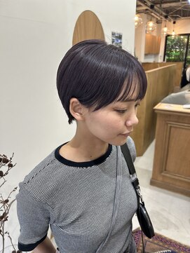 スワッグ(Swag) マッシュショートラベンダーグレー