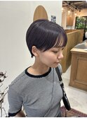マッシュショートラベンダーグレー