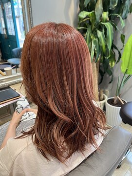 ルーチェココ(Lu'ce coco) ブリーチ無しダブルカラー（ピンク）