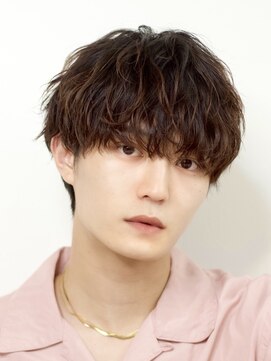 オーシャントーキョー(OCEAN TOKYO) メンズパーマツイスパ波巻きスパイラルマッシュセンターパート