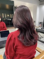 ソピ バイ インビテーション(sopi by invitation)&nbsp;チェリーレッド　透明感カラー　くびれヘア☆
