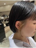 イヤリングカラー/ミニボブ/ボブ/ショート/インナーカラー