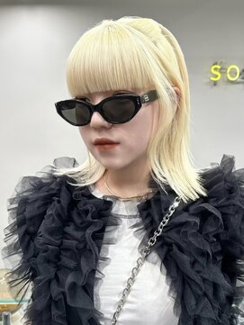 ソル ジングウマエ(SOL JINGUMAE) ミルクティーベージュカラーハイトーンカラーケアブリーチカラー