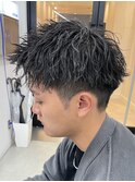 【Lond LOGAN亀井】ソフトツイストパーマ ツイストスパイラル