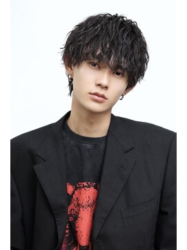 リップス 吉祥寺店 (LIPPS) ツイスパ 縦落ち メンズウルフ 2wayヘア