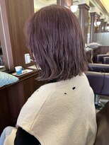 シャンプー ボーイ 宮崎柳丸店(SHAMPOO BOY)&nbsp;ブリーチ2回/ペールピンクパープル【宮崎市/柳丸町】