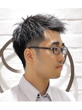 ヨシザワインク プレミアム 横浜 桜木町店(YOSHIZAWA Inc. PREMIUM) 剛毛多毛でもできるビジネスツーブロックショートバーバー