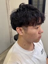 フィアート ヘアドレッシング サロン(Fiato Hairdressing Salon)&nbsp;刈り上げマッシュ/パーマスタイル