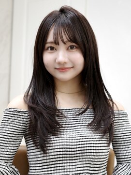 レイリー 原宿 表参道(Rayreee) (F)大人かわいいセミロング×透明感カラー