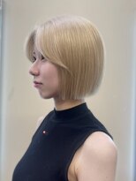 テン バイ アンブルリュクス 池袋(teN +by ambleluxe)&nbsp;ボブ/ブリーチ/切りっぱなしボブ