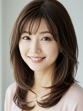 レヴィア(REVIA) レイヤーカット髪質改善トリートメント前髪カット