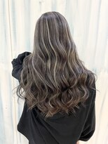 アップ(A+hair)&nbsp;ダブルカラー/グレージュカラー/くすみカラー/ハイライト/三宮