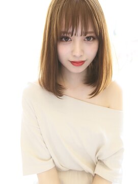 似合わせカット×透明感ベージュ