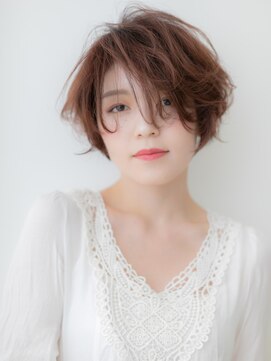 カバーヘアアンドスパ ブリス 浦和(COVER HAIR&SPA bliss) フェザーパーマ抜け感小顔ショートプードルボブX浦和30代40代