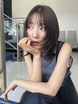 トリッカ 銀座(tricca)&nbsp;ダークアッシュ/暗髪/レイヤーカット/ボブレイヤー