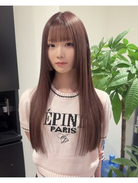 ロイス 渋谷(ROIS) ピンクブラウン/ケアブリーチ/ピンクカラー