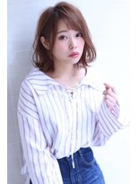 オーロ 西宮店(ORO) ナチュラルブラウン レイヤースタイル