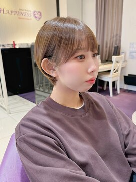 ハピネス 河原町店(Happiness) 顔まわりカット ショート 京都美容室 進詩織