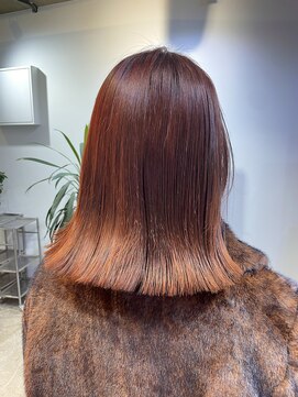 ノーム(norm) オレンジブラウン/オレンジベージュ/ミディアムヘア