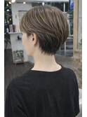 50代大人ショート×上品ハイライト