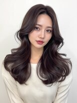 モモ(momo)&nbsp;ロング韓国ヘア顔周りレイヤーおくれ毛_m0001