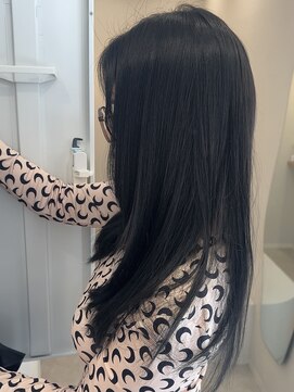 ベル サウス(BHEL south) *ロングレイヤー暗染透明感カラー顔周りカット