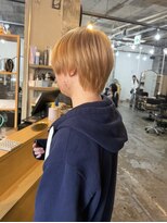 ロッソ(ROSSO)&nbsp;ブリーチ/ベージュカラー/メンズカット