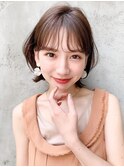ミルクティーブロンド20代30代40代◎美髪うるツヤ小顔カットF