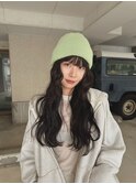 コテ巻風パーマ/ミディアムレイヤー/レイヤーボブ【中目黒】