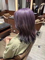 モザミ(MOZAMI)&nbsp;透明感パープルと黒エンドのデザインカラー