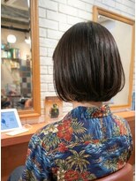 ヘアメイク フレンシア(hair make flencia)&nbsp;まとまる艶髪ストレートボブ【391スタイル】