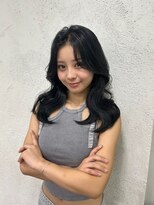 アジールヘア 赤羽駅南口店(agir hair) 韓国風くびれ巻きヘアセットでお呼ばれ色気ヘアスタイル