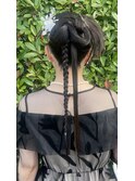キレイめヘアセット