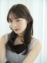 リトル ニア 町田(little×near)&nbsp;暗髪レイヤー×ゆる巻きセミロング