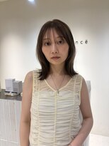 フィルムス ヨコハマ プラス(FILMS 横浜 +) くびれレイヤー/オリーブベージュ/顔周り/シースルー/横浜+