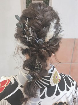 ネオリーブソラ 相模大野店(Neolive sola) 編み下ろし ゆるふわヘアセット/着物/袴着付け