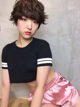 レーヴ リゾート 池袋(Reve resort) エッジショート刈り上げ丸みショート